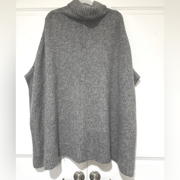 J.Crew Relaxed Turtleneck Poncho BA411 sz M/L - Picture 6 of 9